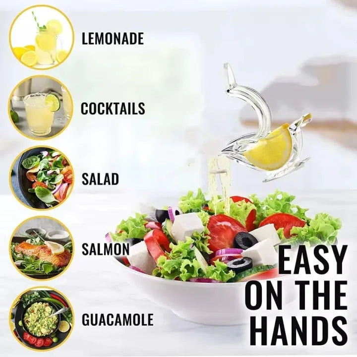 Manual Lemon Clip Portable Clear Fruit Juicer Bird Lemon Slice
