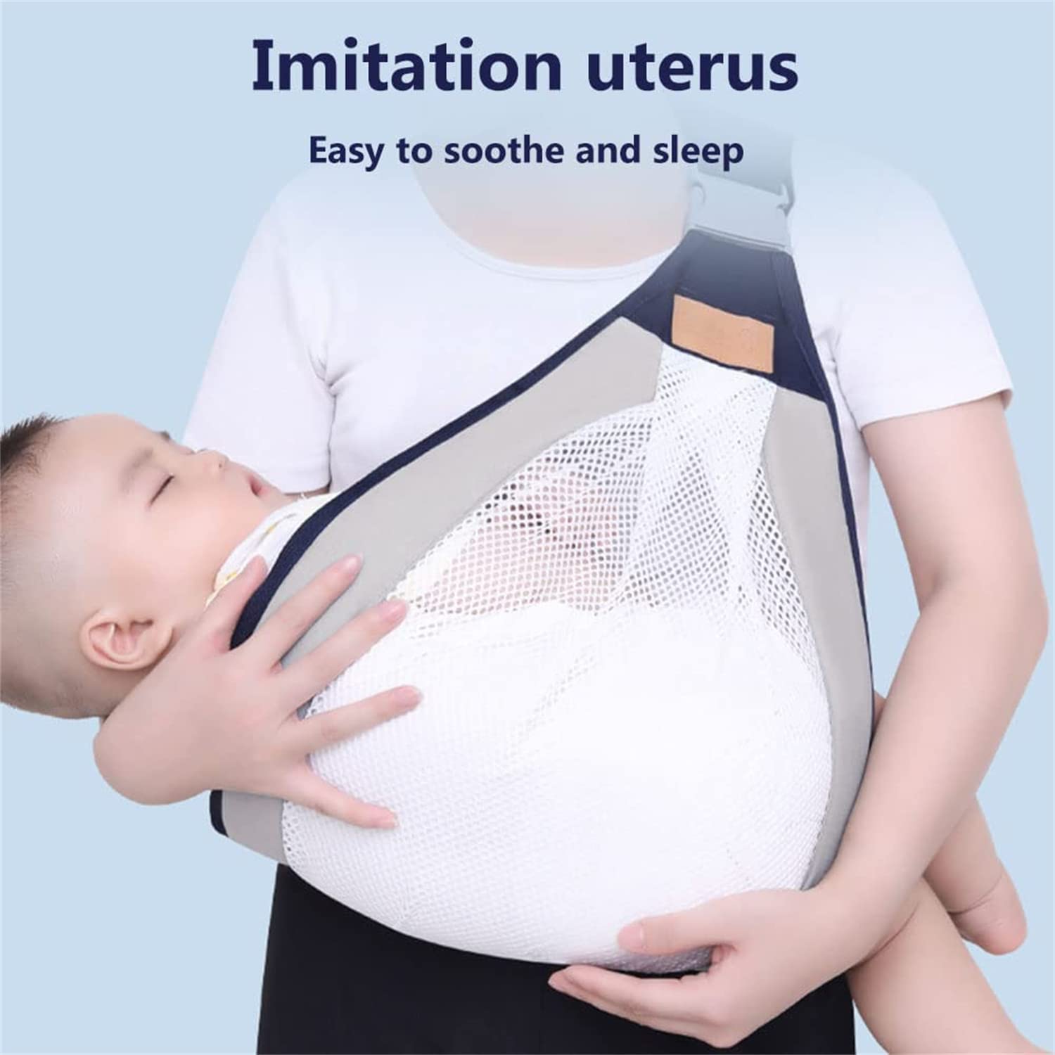 Baby Carrier, Ergonomic Baby Strap one Shoulder Labor-Saving Polyeste