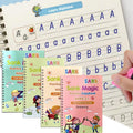 Sank Magic Practice Copybook Set – 4 Books + 10 Refills with Pen for Kids