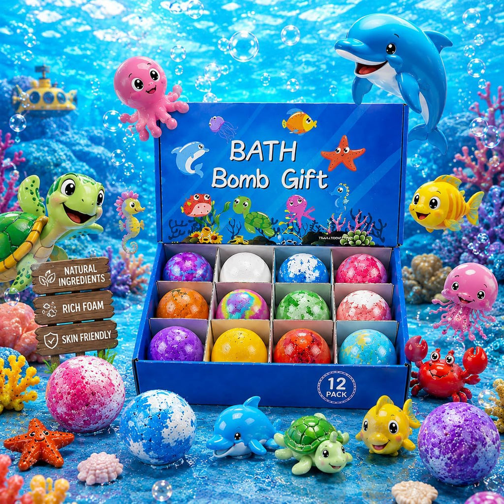1 pcs Bath Bombs for Kids Gift Set, Colorful Bath Bomb