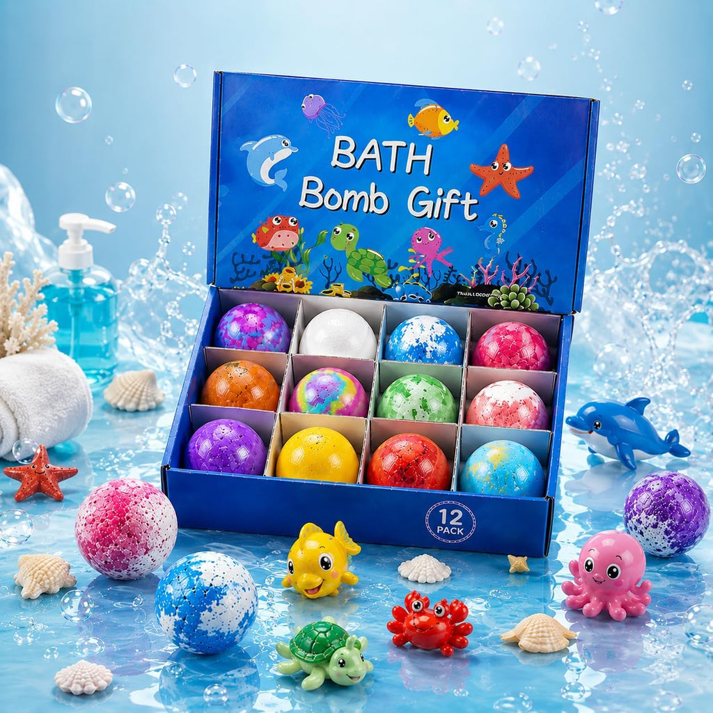 1 pcs Bath Bombs for Kids Gift Set, Colorful Bath Bomb