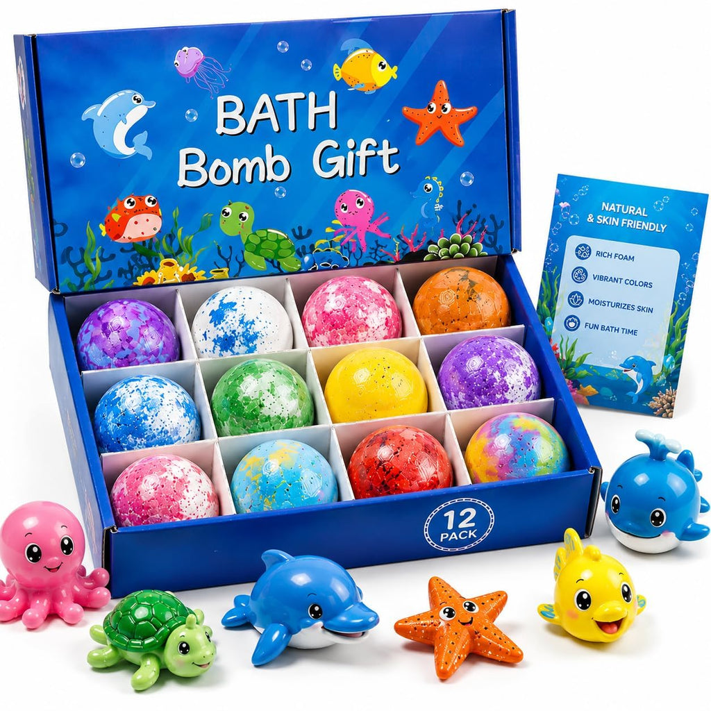 1 pcs Bath Bombs for Kids Gift Set, Colorful Bath Bomb