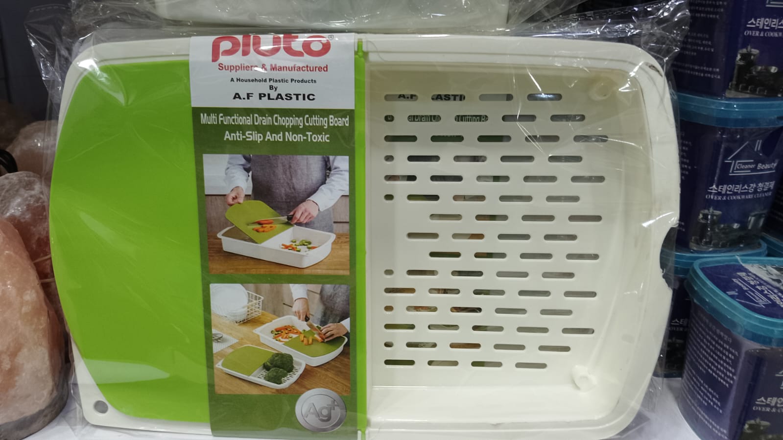 Cutting Boards Kitchen Dining 3-in-1 Kitchen Cutting Board Plastic