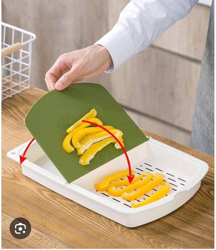 Cutting Boards Kitchen Dining 3-in-1 Kitchen Cutting Board Plastic
