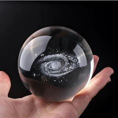 Beautiful 3D Crystal Ball LED Table Lamp With Laser