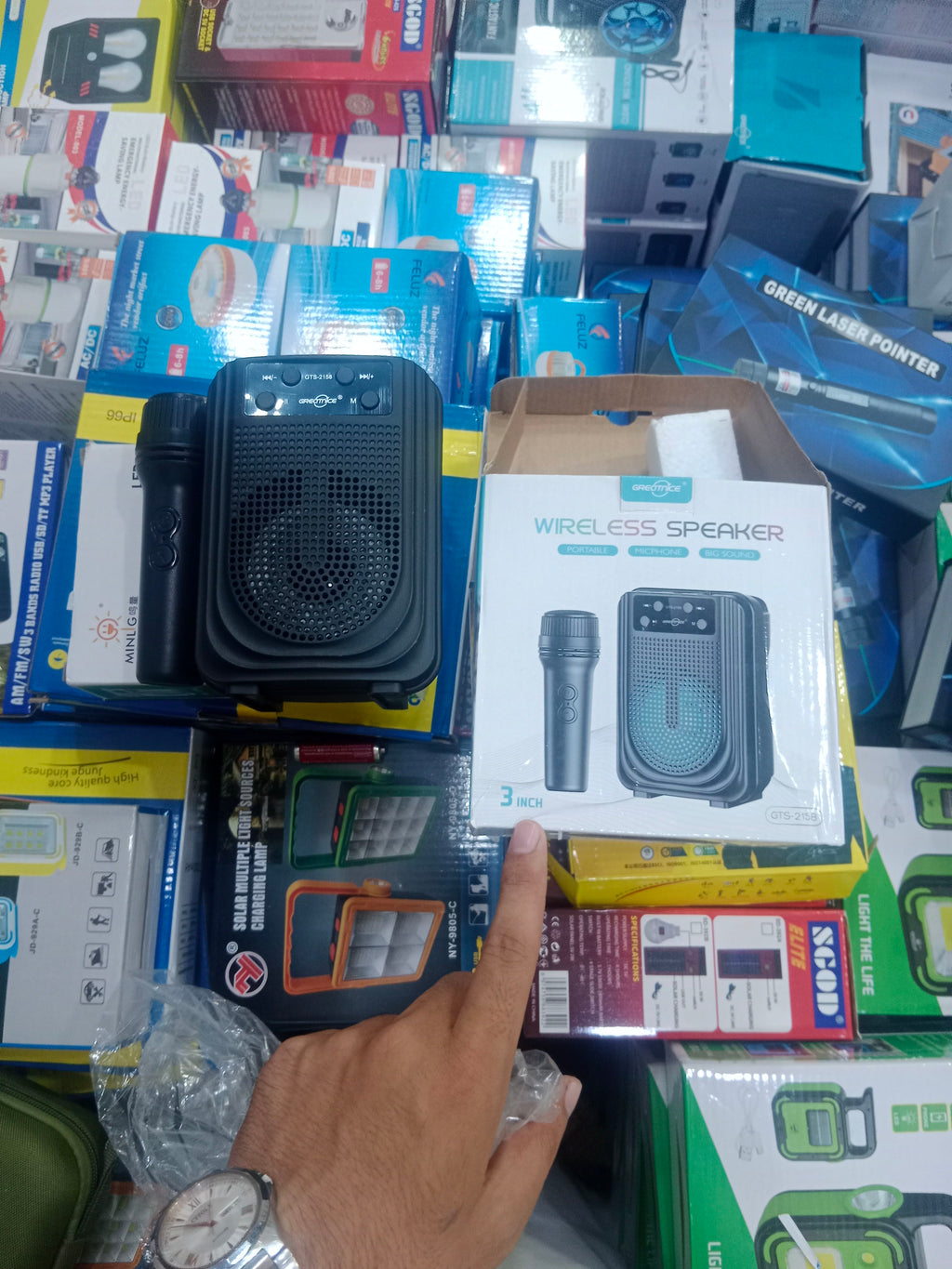 Portable Wireless Bluetooth Speaker with Microphone – 3-Inch