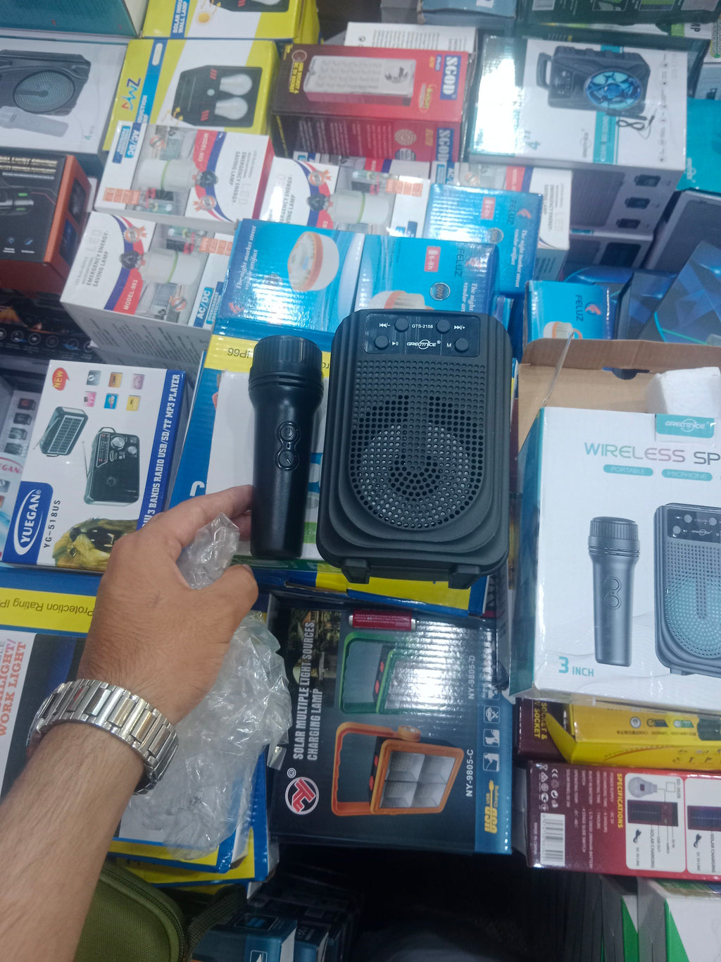 Portable Wireless Bluetooth Speaker with Microphone – 3-Inch