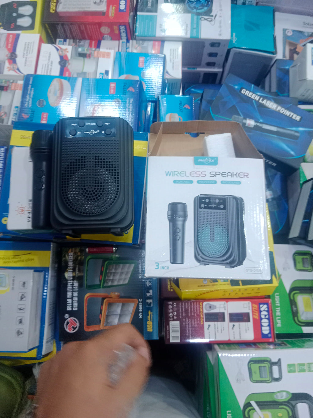 Portable Wireless Bluetooth Speaker with Microphone – 3-Inch