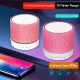 Mini Portable Bluetooth & Rechargeable Speaker with Light + SD Card