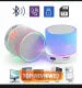 Mini Portable Bluetooth & Rechargeable Speaker with Light + SD Card