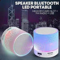 Mini Portable Bluetooth & Rechargeable Speaker with Light + SD Card